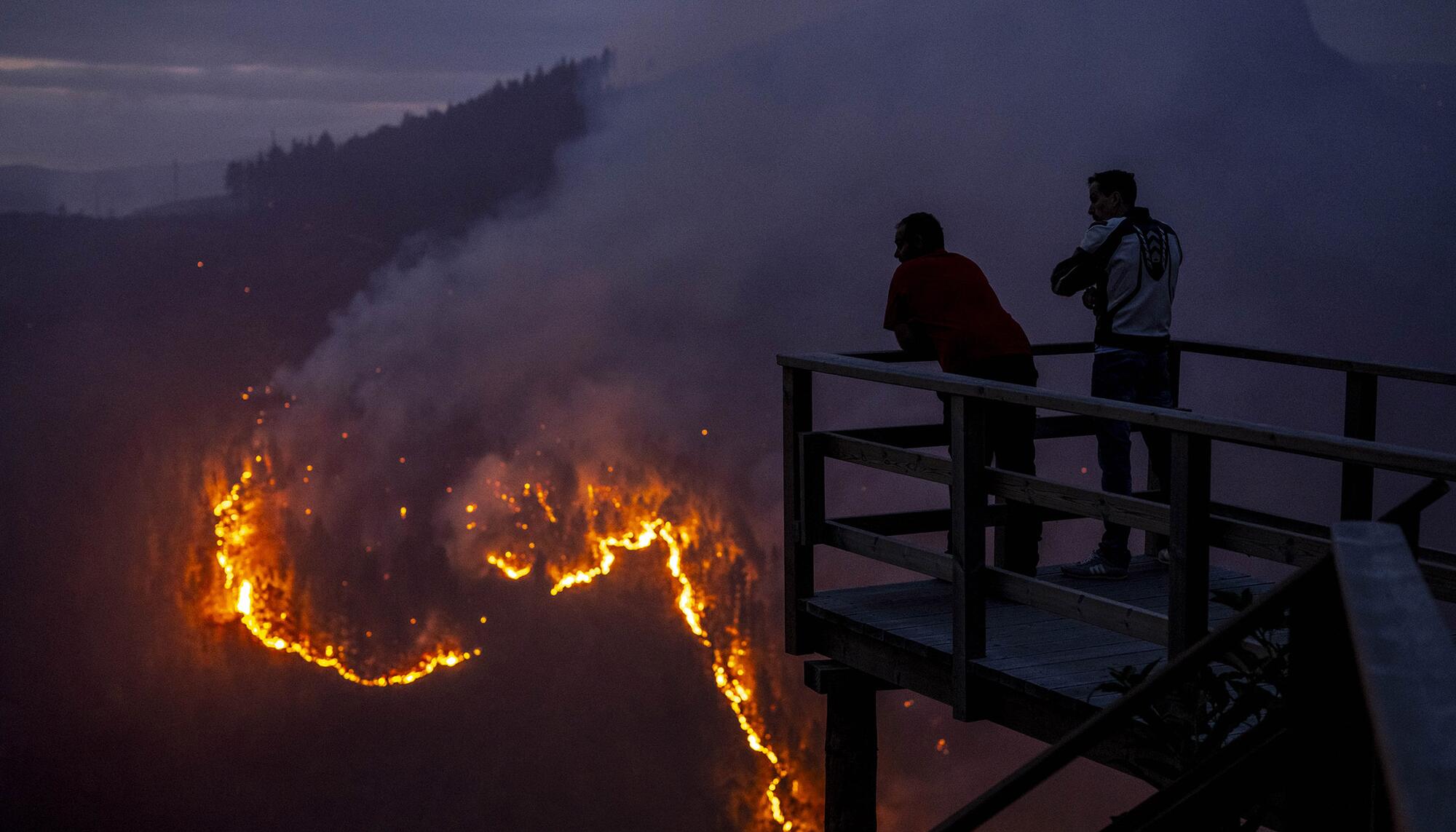 Incendio A Pobra de Brollón Lugo - 1